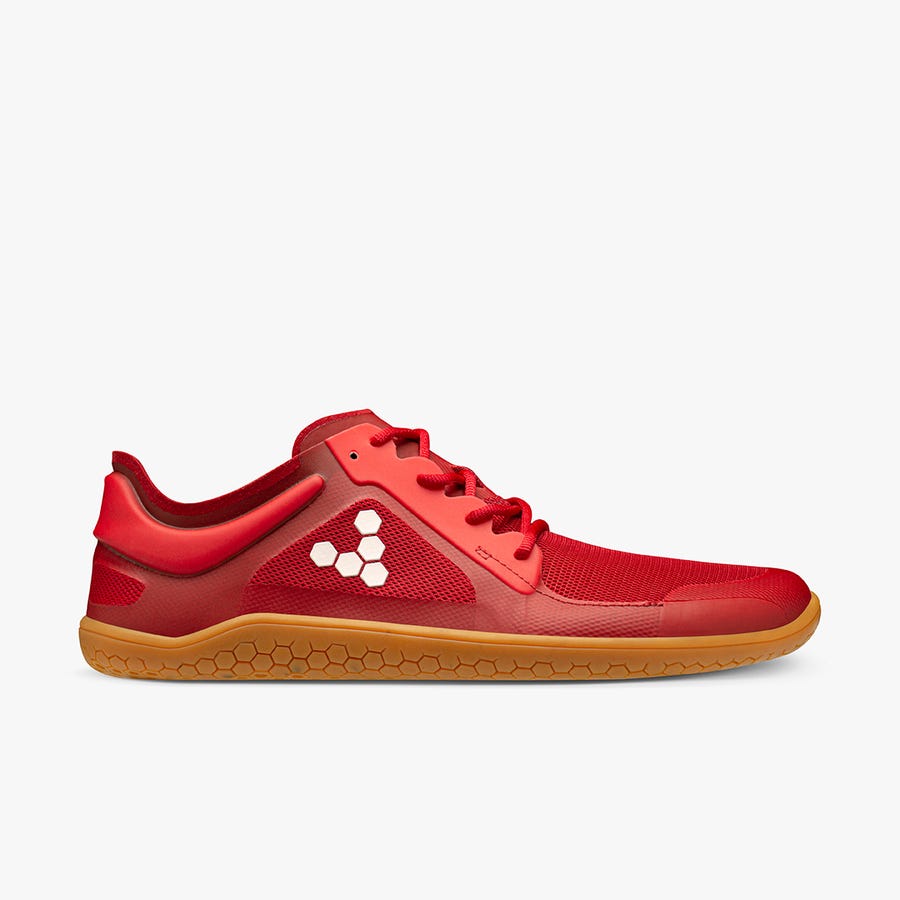 Vivobarefoot Primus Lite III Vrijetijdsschoenen Heren Rood | Nederland 0088PJJQ